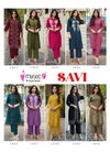 Savi Vol 1 By Mystic 9 Vertican Kurti With Bottom Wholesalers In Surat